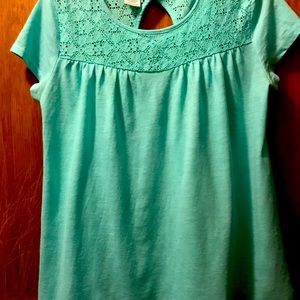 Girls mint green Arizona top